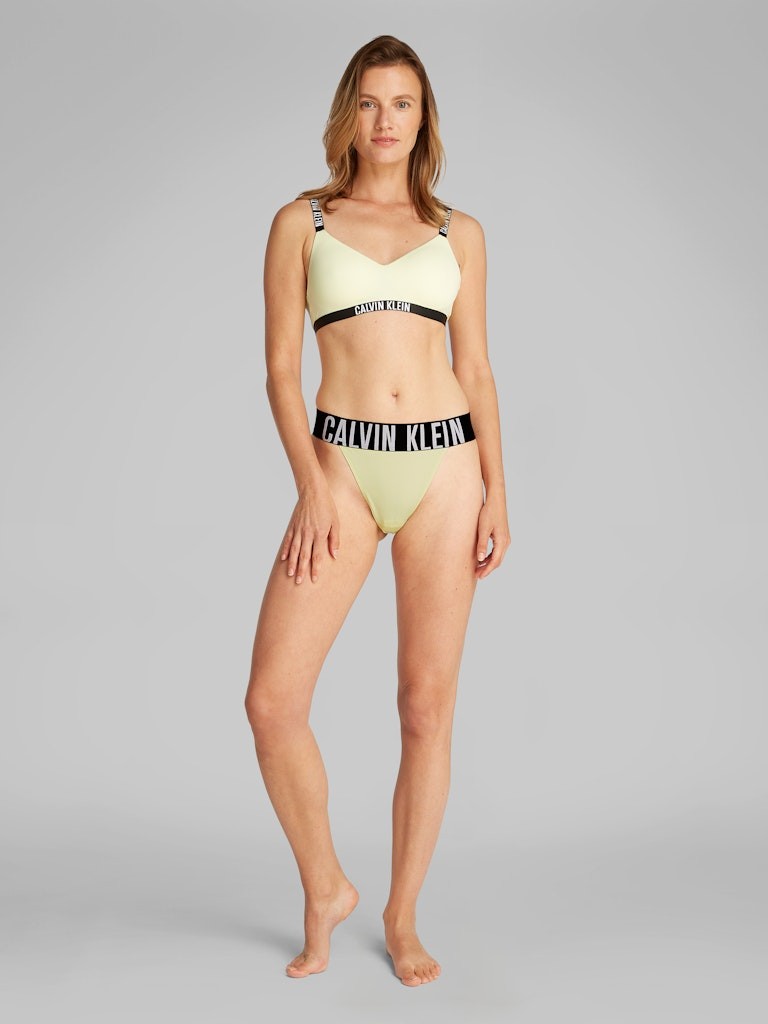 Calvin Klein Poliamid Sarı Kadın Thong İç Çamaşırı - 000QF7638EFUO