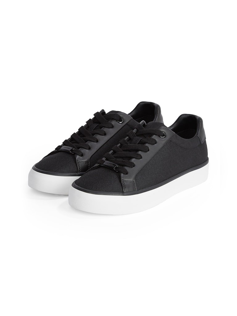 Calvin Klein Siyah Kadın Kısa Taban Sneakers - HW0HW02412BEH