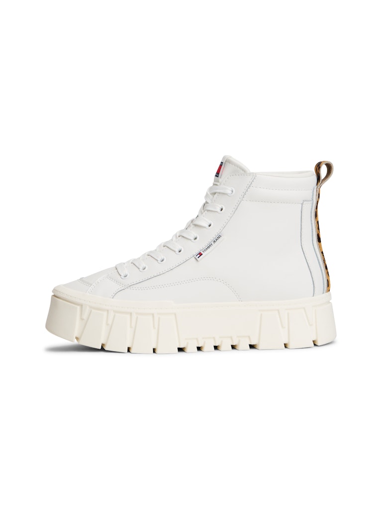 Tommy Hilfiger Kadın Yarım Boğazlı Beyaz Sneakers