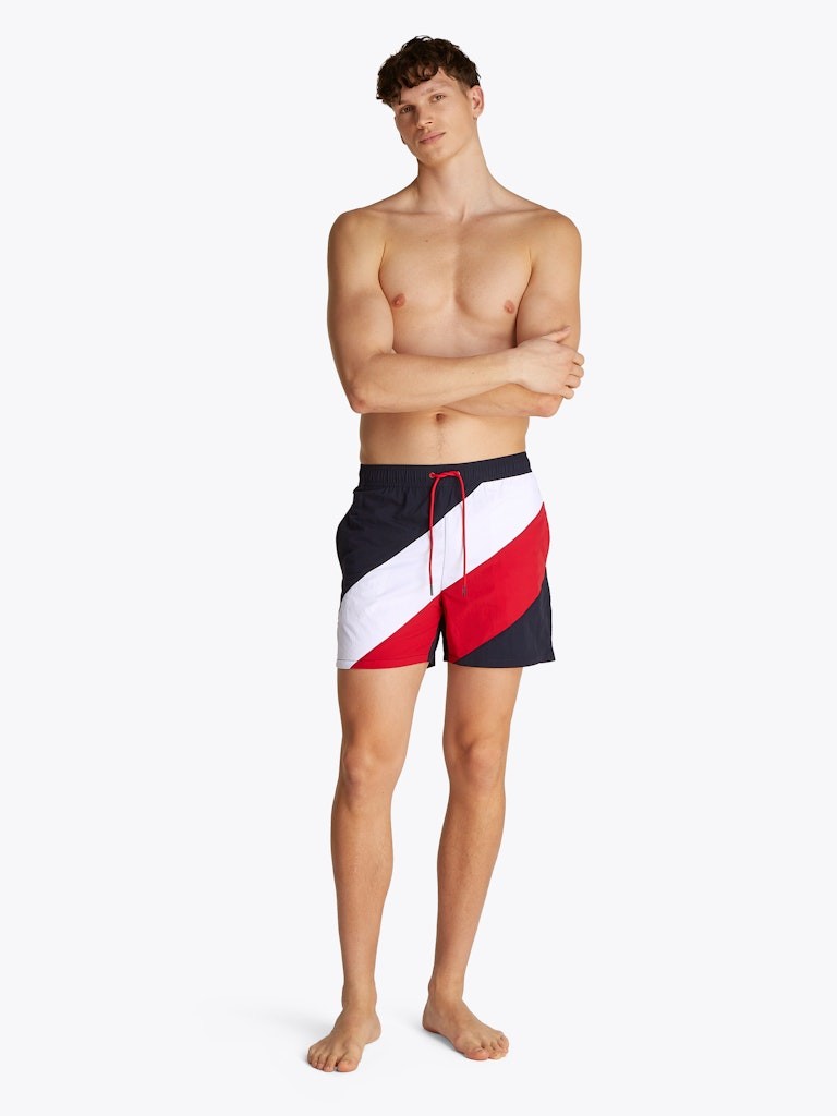 Tommy Hilfiger Lacivert Erkek Deniz Şortu - UM0UM03581DW5