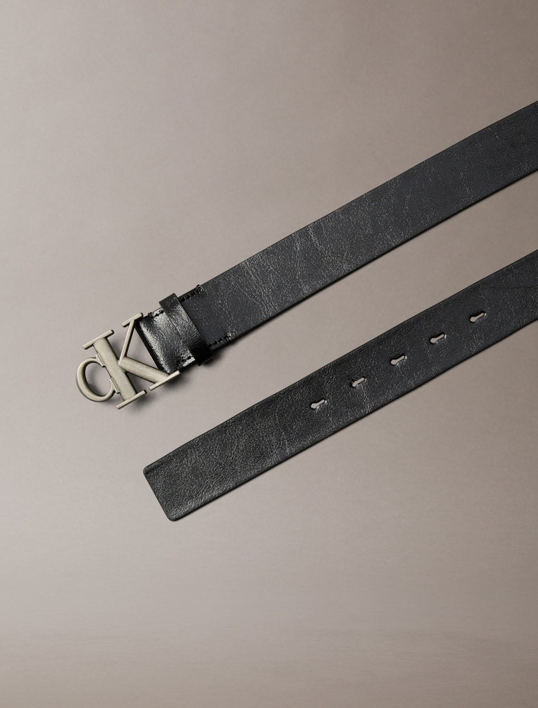 Calvin Klein Erkek Siyah Kemer 3,5 cm Kemer