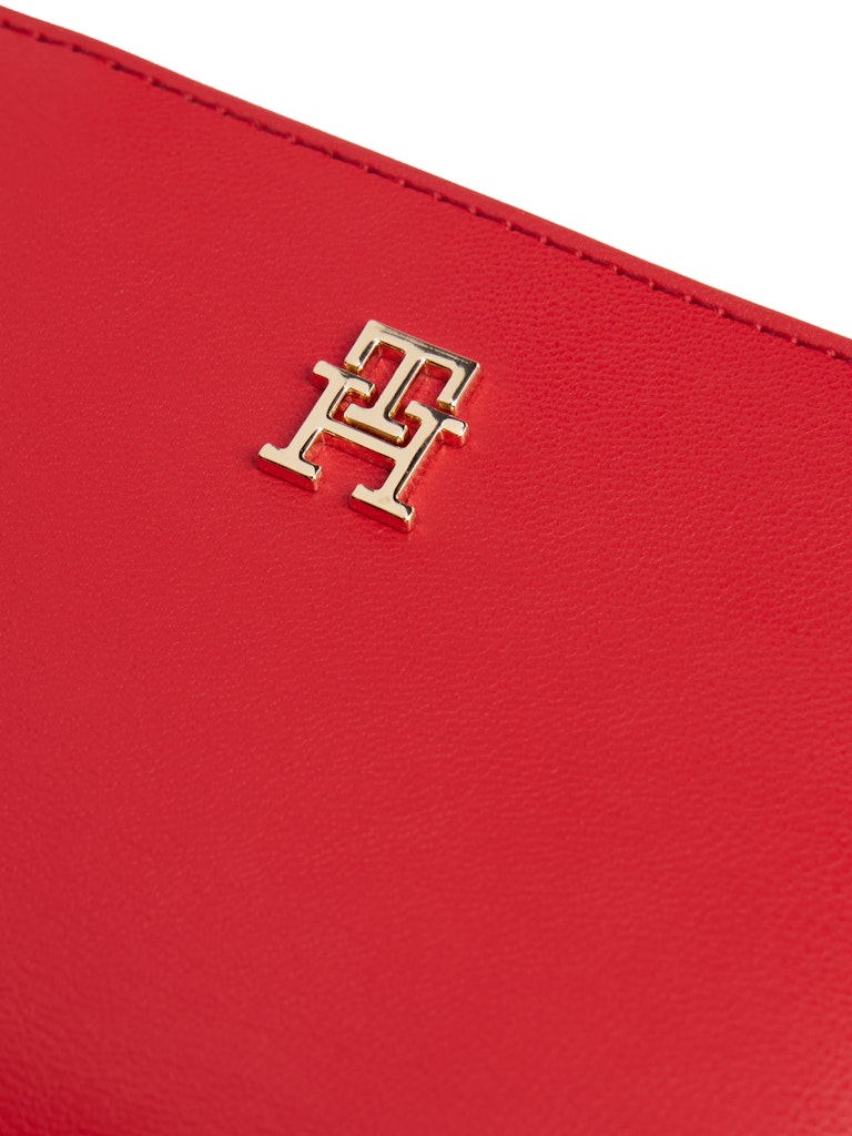 Tommy Hilfiger Kadın Kırmızı Fermuarlı Cüzdan