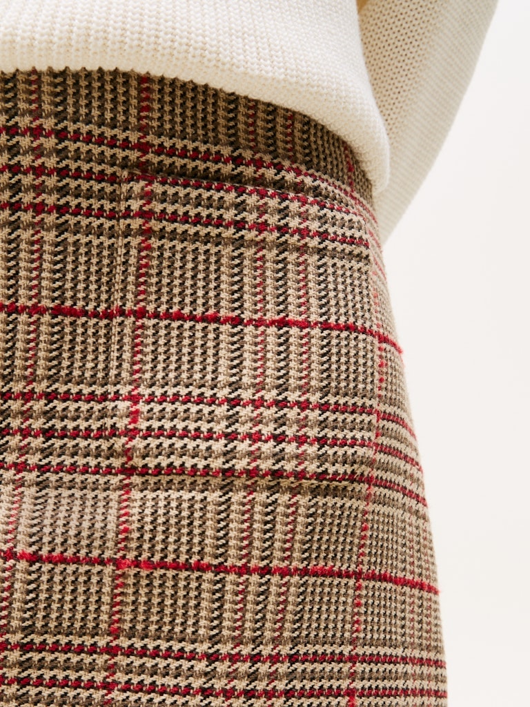 Tommy Hilfiger Kadın Kahverengi  A-Line Mini Etek