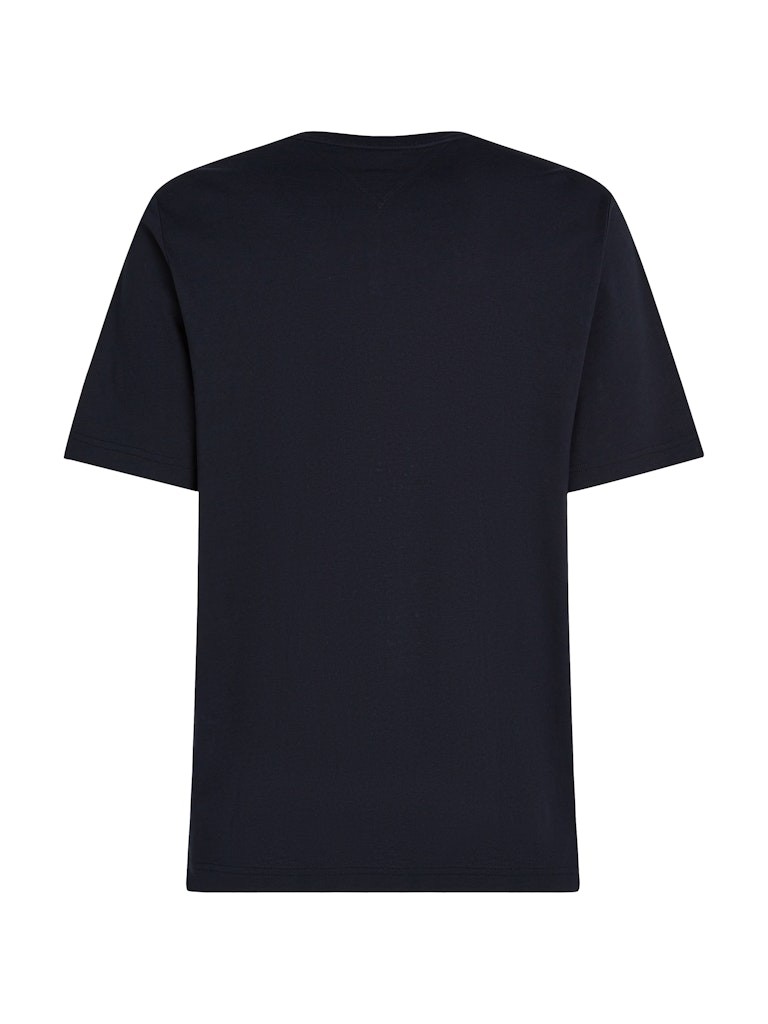 Tommy Hilfiger Rejeneratif Pamuk Lacivert Erkek Kısa Kollu T-Shirt - MW0MW36498DW5