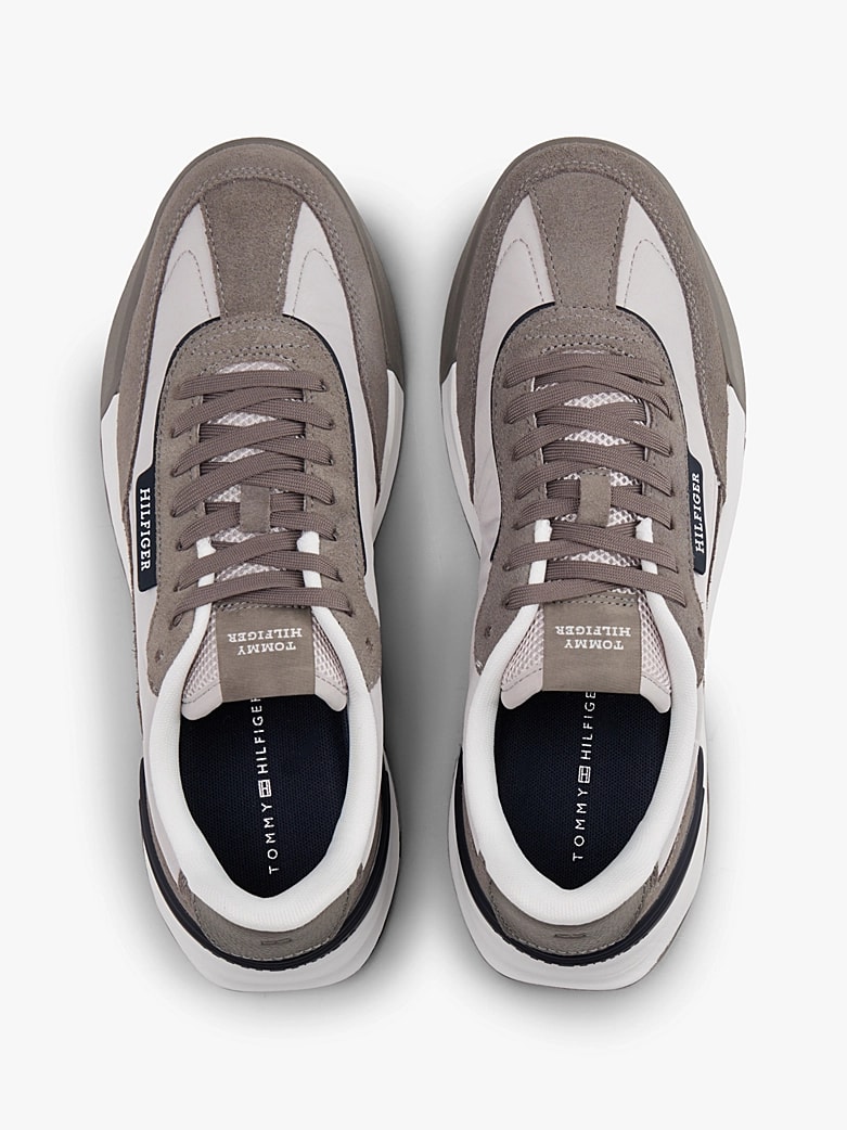 Tommy Hilfiger Erkek Gri Retro Süet Spor Ayakkabı