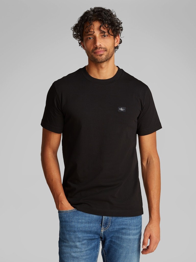 Calvin Klein Rejeneratif Pamuk Siyah Erkek Kısa Kollu T-Shirt - J30J327100BEH