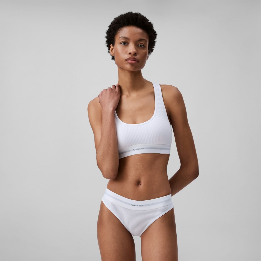 Calvin Klein Organik Pamuk Beyaz Kadın Bikini İç Çamaşırı - LV00QF8022100