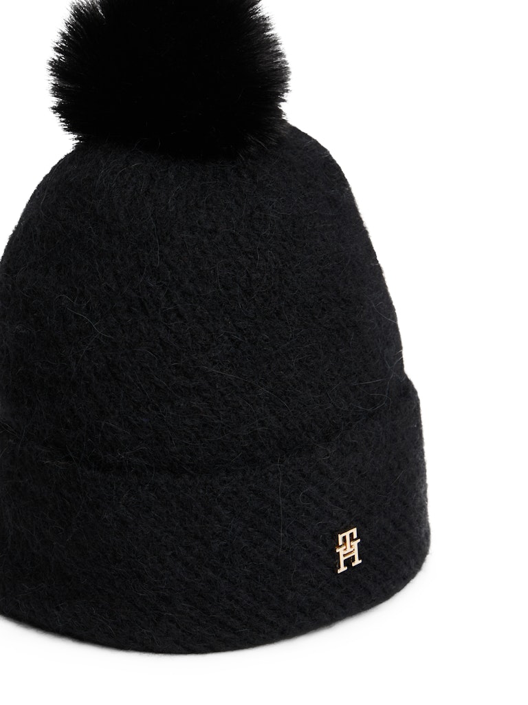 Tommy Hilfiger Kadın Siyah Bere