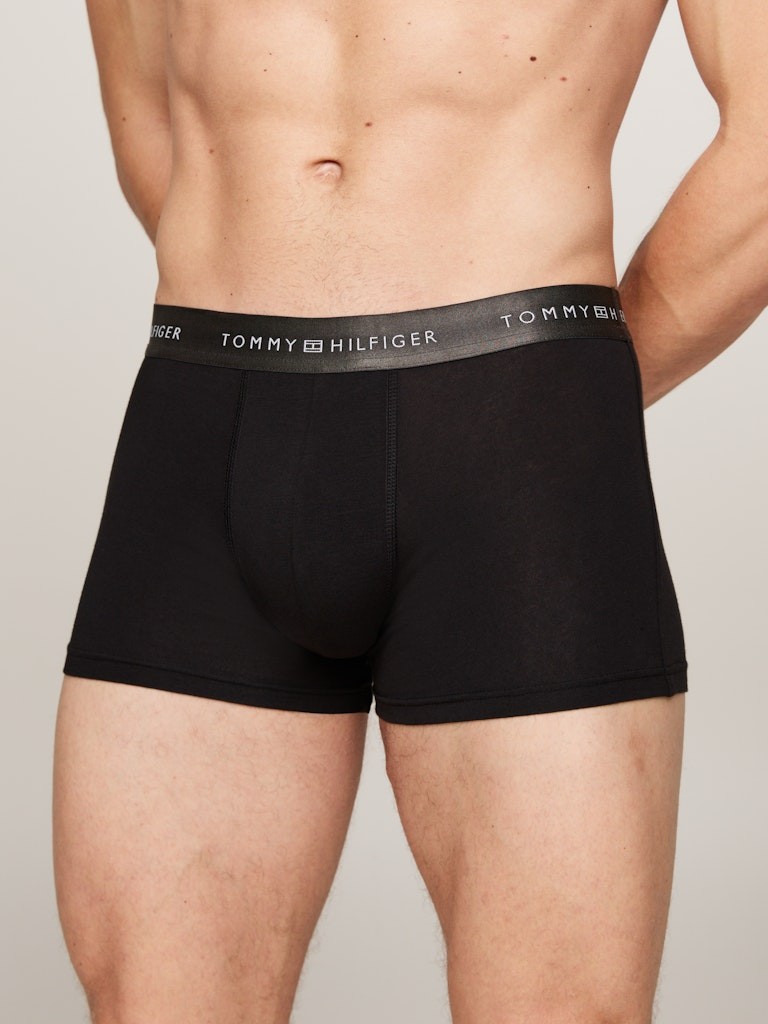 Erkek 3'Lu Paket Trunk Boxer Gri Seti