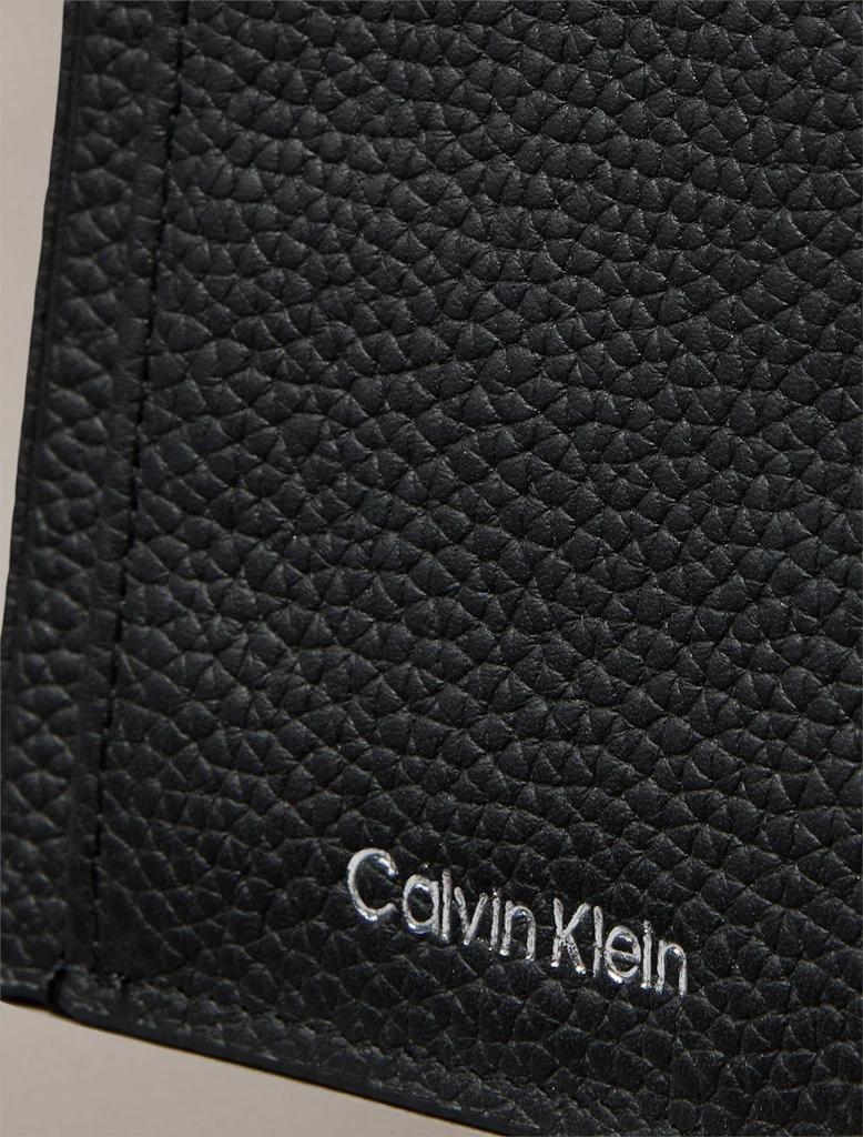 Calvin Klein Erkek Siyah Deri Kartlık Cüzdan