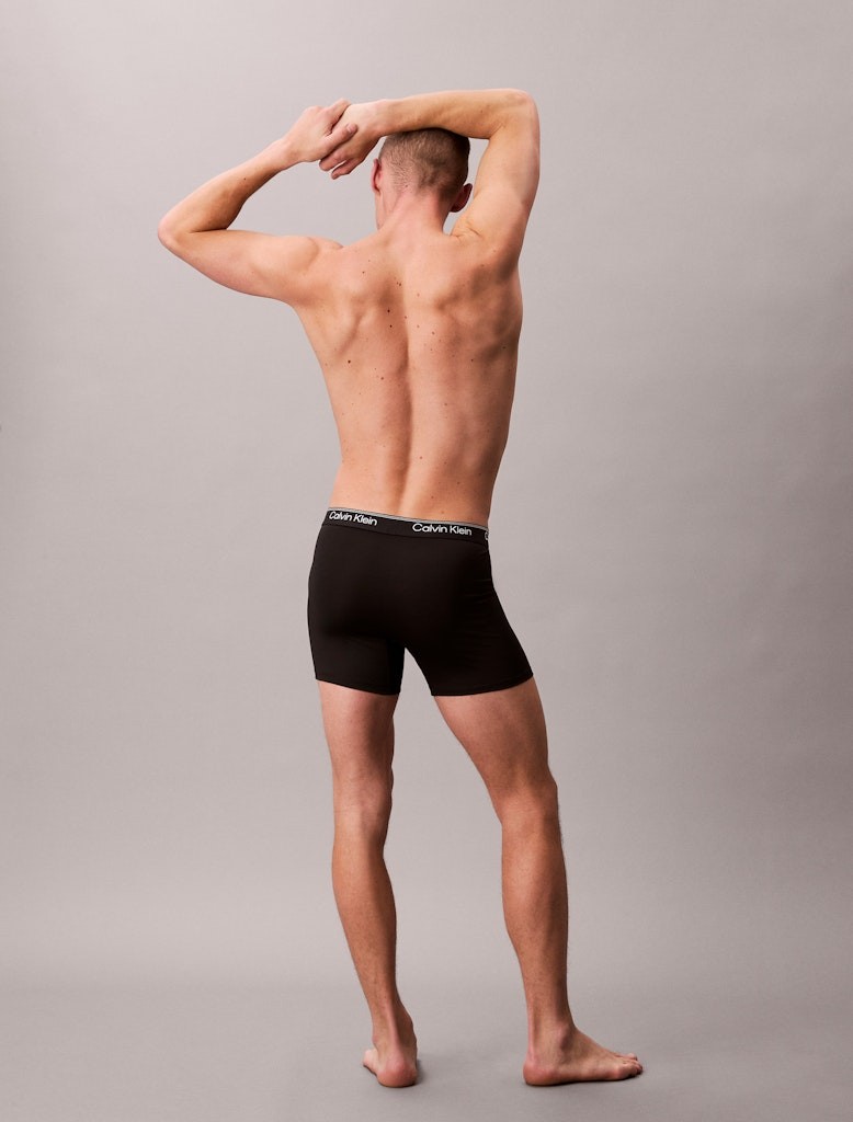 Calvin Klein Erkek Siyah Uzun Boxer