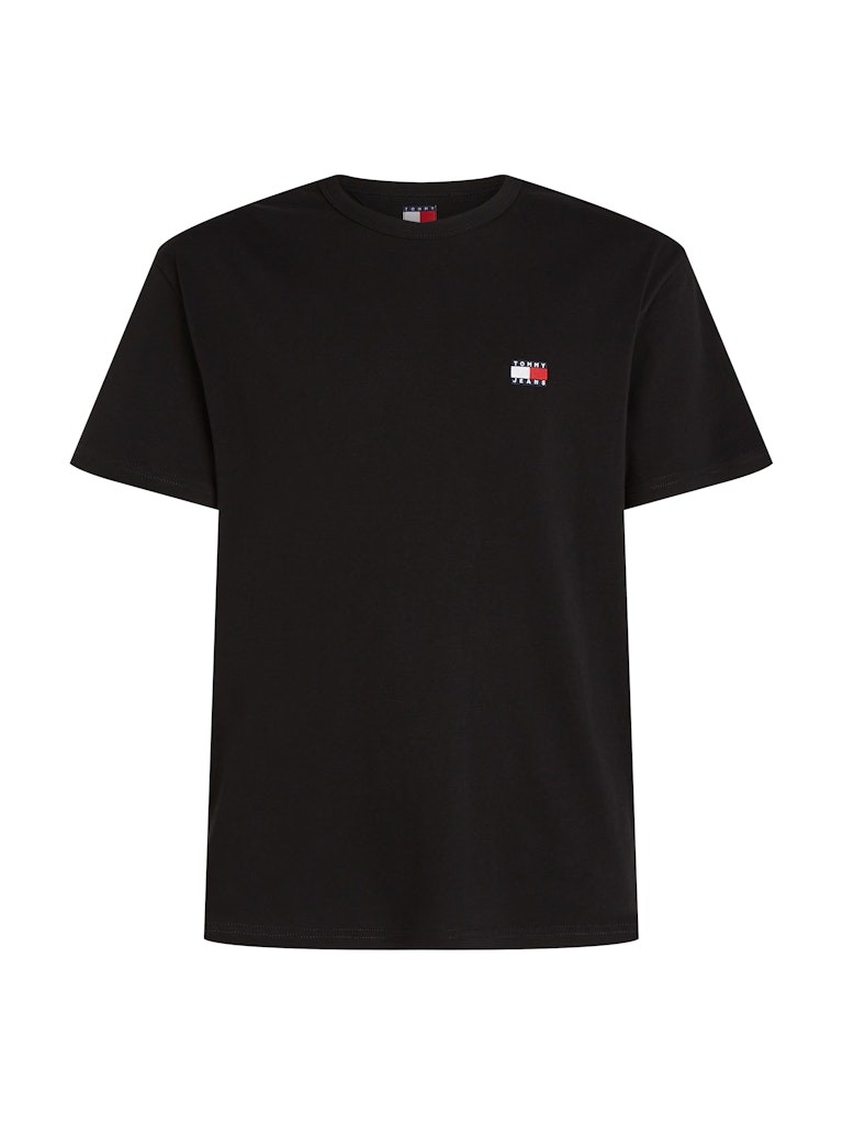Tommy Hilfiger Rejeneratif Pamuk Siyah Erkek Kısa Kollu T-Shirt - DM0DM20322BDS