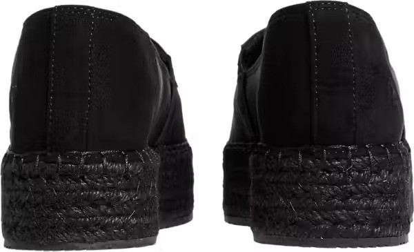 Calvin Klein Pamuk Siyah Kadın Espadril Ayakkabı - YW0YW017360GJ