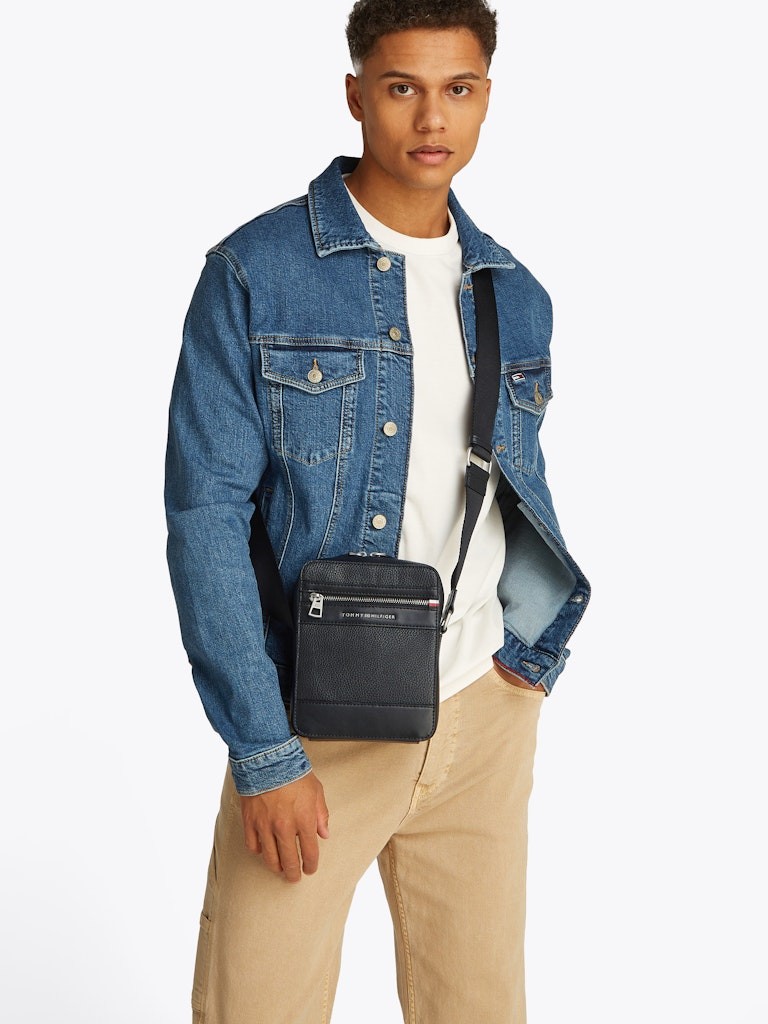 Tommy Hilfiger Siyah Erkek Çapraz Çanta - AM0AM13204BDS