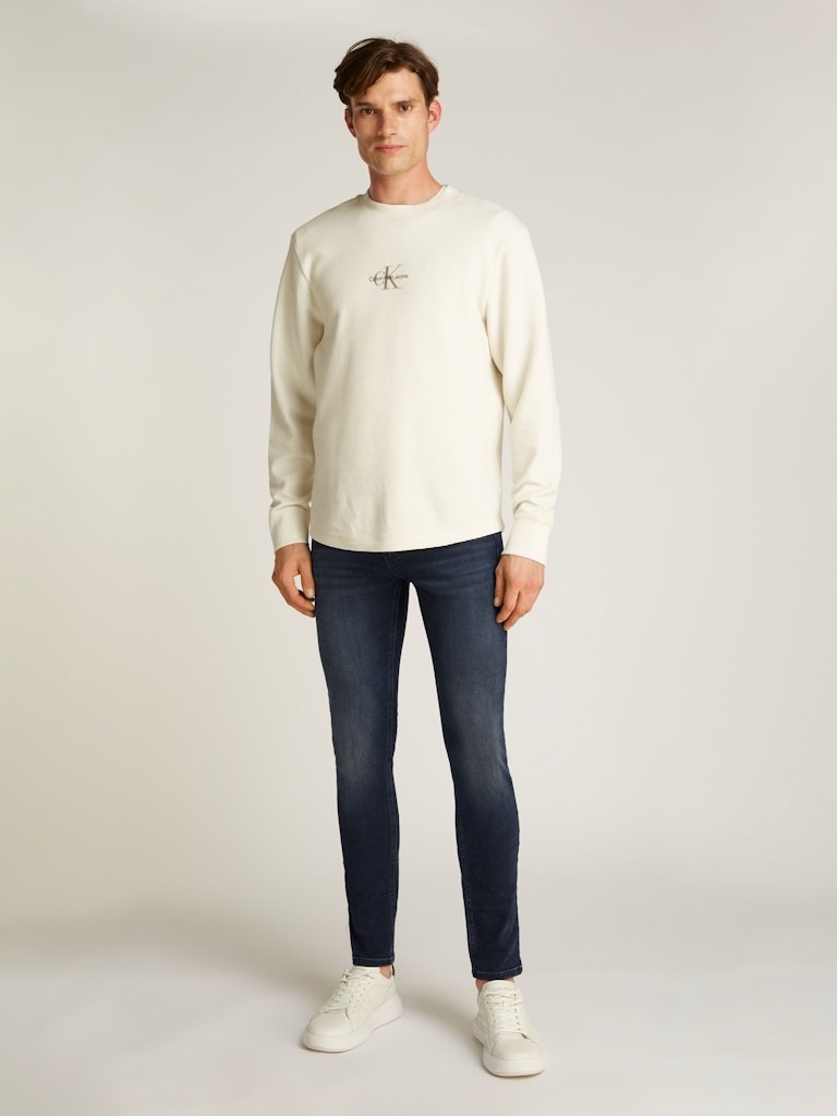Calvin Klein Streç Pamuklu Skinny Fit Normal Bel Dar Paça Jeans Erkek Kot Pantolon - J30J3265261BY