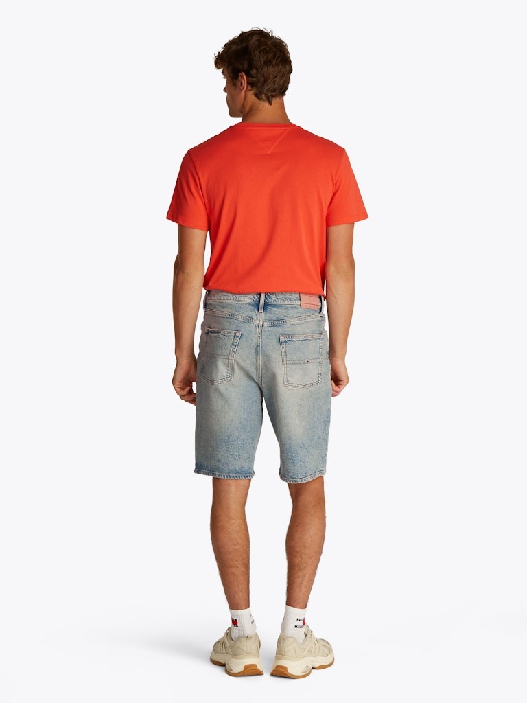 Tommy Hilfiger Denim Mavi Erkek 5 Cep Isac Şort - DM0DM209581A5
