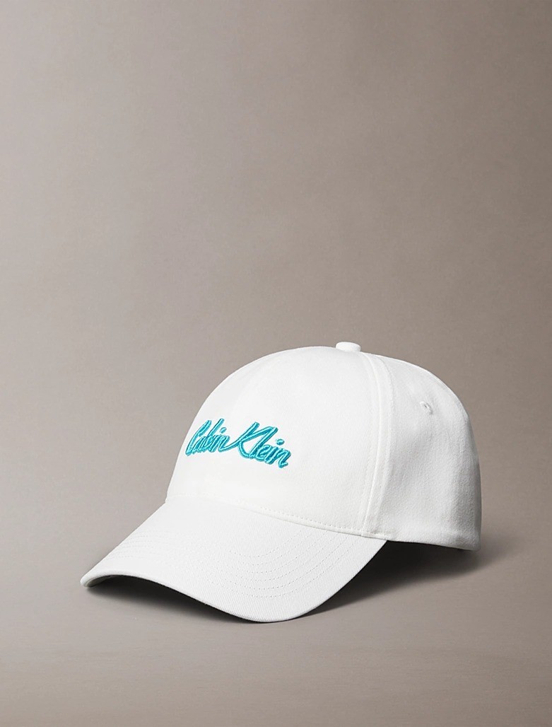Calvin Klein Kadın Beyaz Cap Şapka - LV04K5044GYAA
