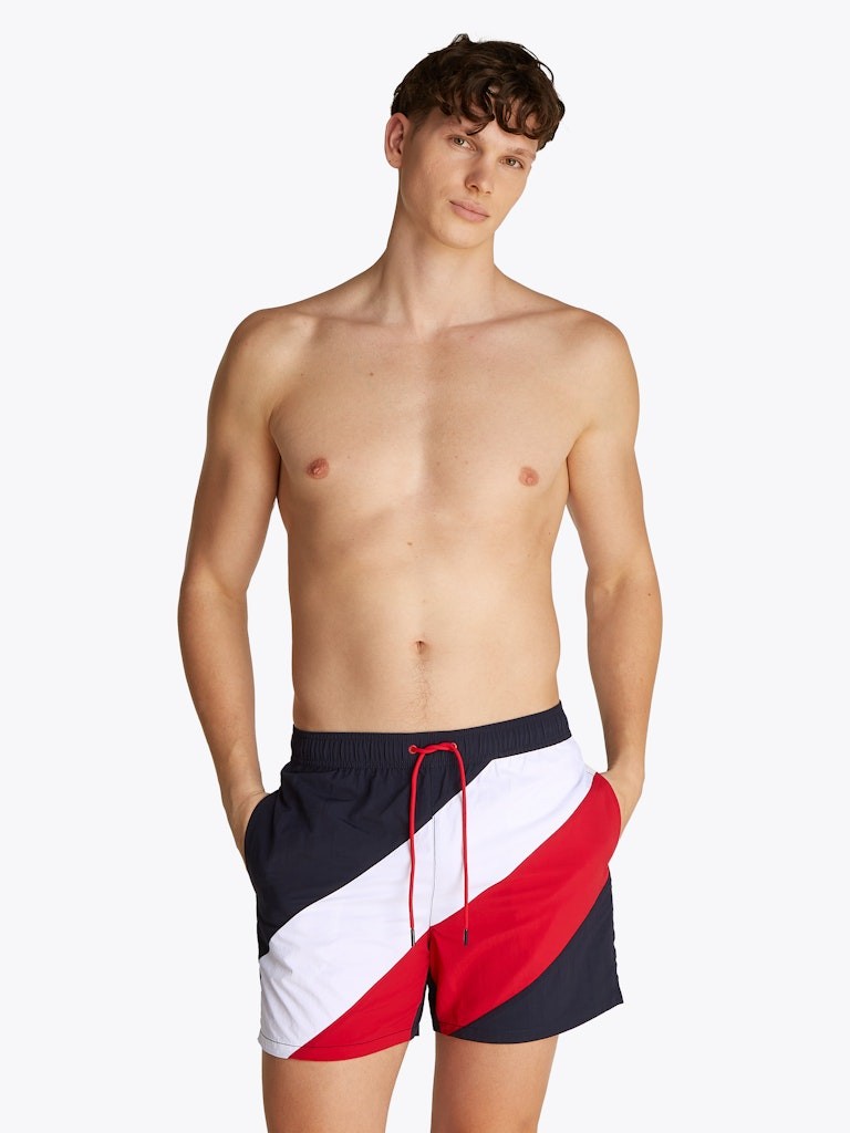 Tommy Hilfiger Lacivert Erkek Deniz Şortu - UM0UM03581DW5