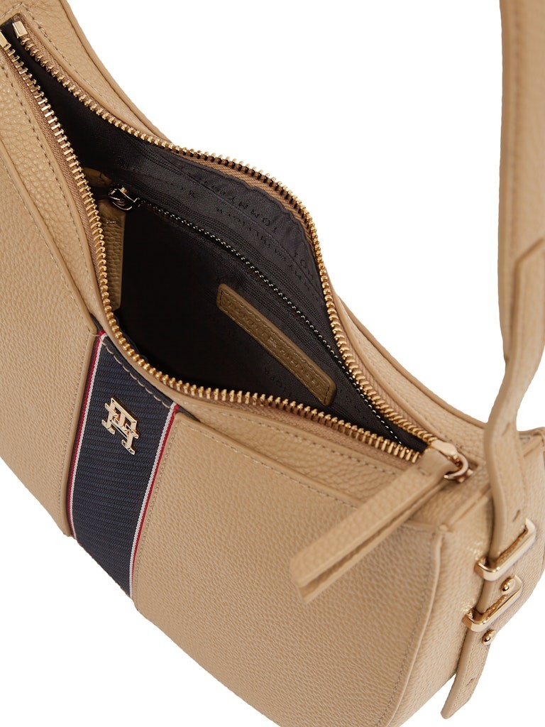 Tommy Hilfiger Legacy Shoulder Kadın Bej Omuz Çantası - AW0AW16899RBC