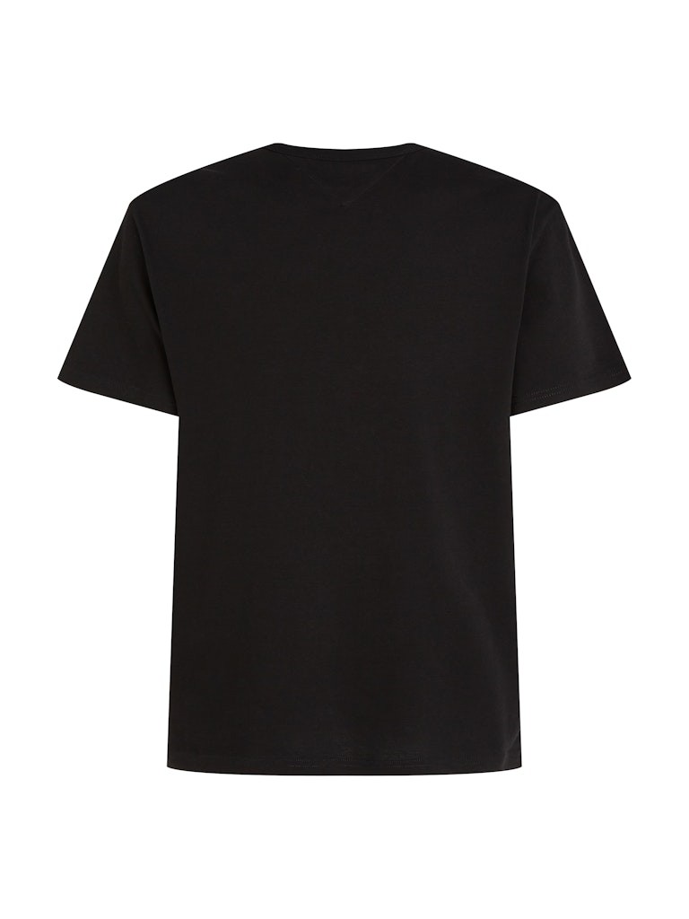 Tommy Hilfiger Rejeneratif Pamuk Siyah Erkek Kısa Kollu T-Shirt - DM0DM20322BDS
