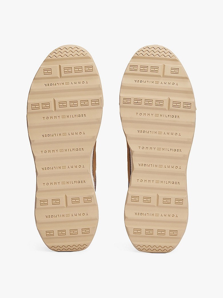 Tommy Hilfiger Bej Erkek Kısa Taban Sneakers - FM0FM05328ACI