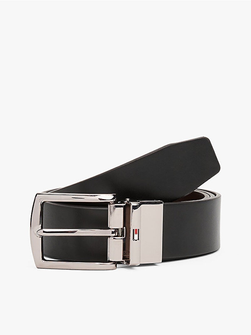 Tommy Hilfiger Erkek Kahverengi Denton 3.5cm Kemer