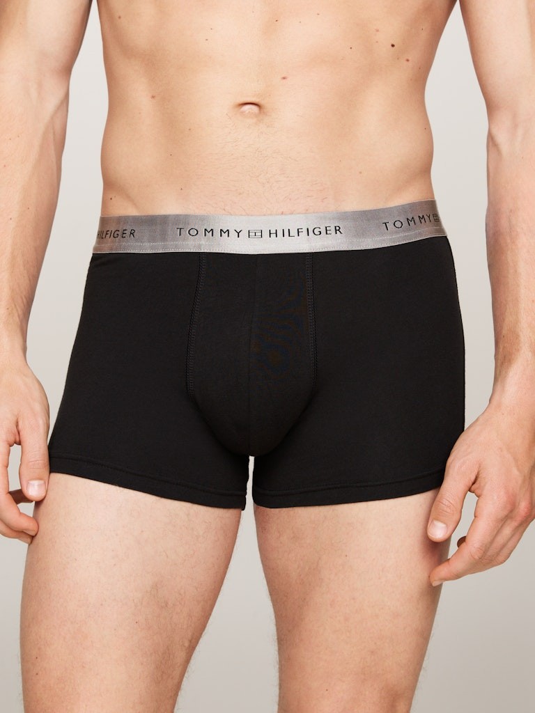 Erkek 3'Lu Paket Trunk Boxer Gri Seti
