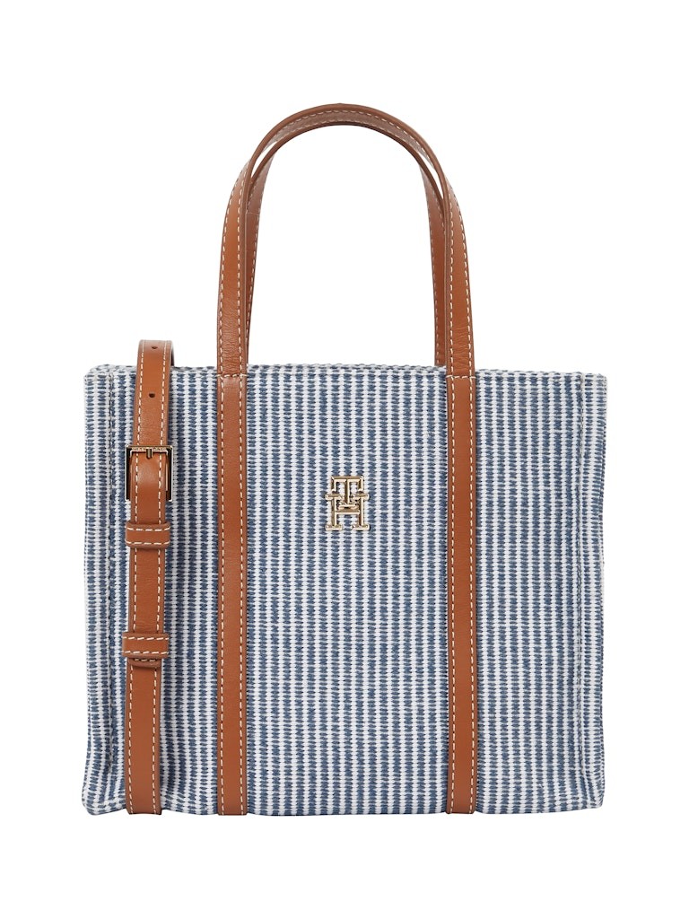 Tommy Hilfiger Mavi Kadın Tote Çanta