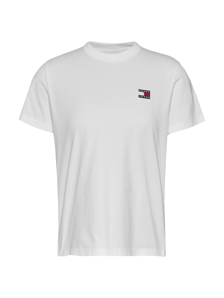 Tommy Hilfiger Rejeneratif Pamuk Beyaz Kadın Kısa Kollu T-Shirt - DW0DW20153YBL