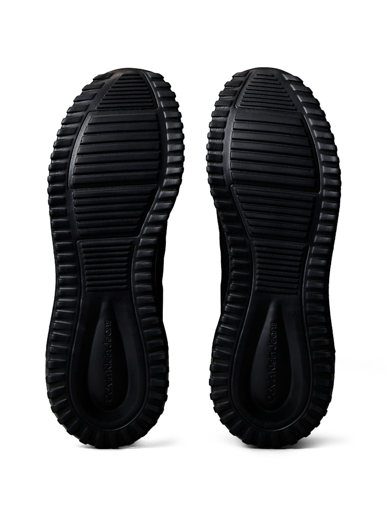 Calvin Klein Erkek Siyah Kısa Taban Runner Sneakers