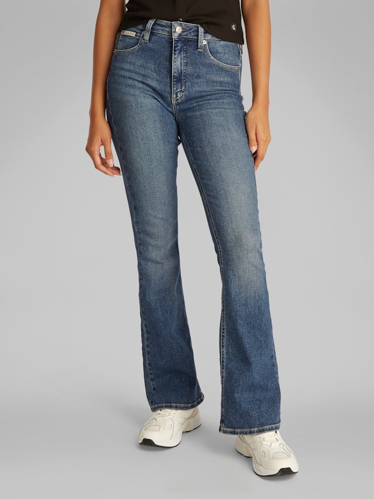 Calvin Klein Denim Mavi Kadın Bootcut Jean Pantolon - J20J2251161A4