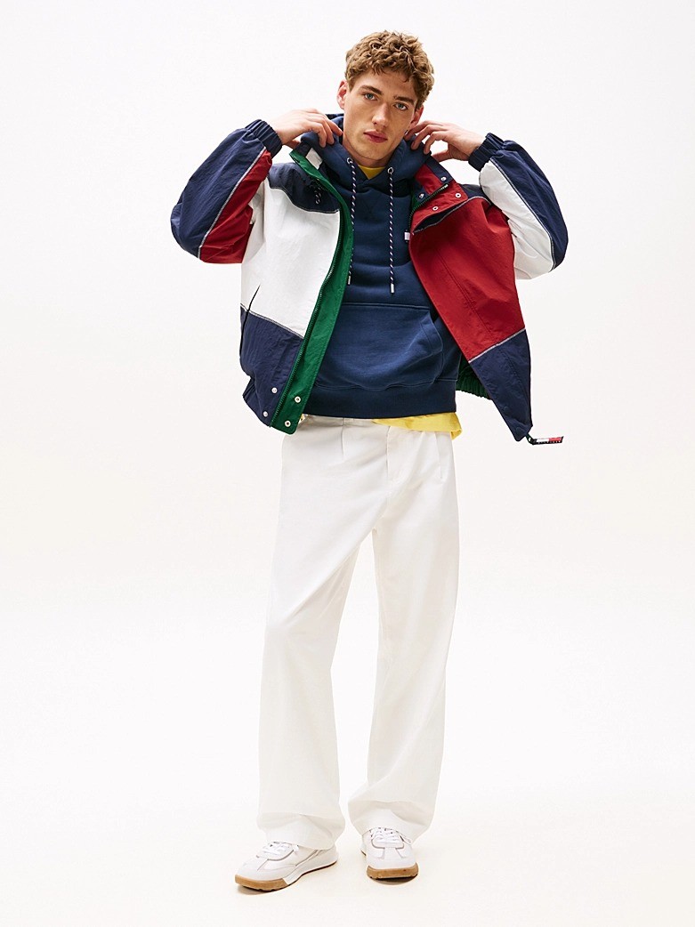Tommy Hilfiger Poliamid Yeşil Erkek Yelkenci Çift Taraflı Ceket - MN0MN00006L6K