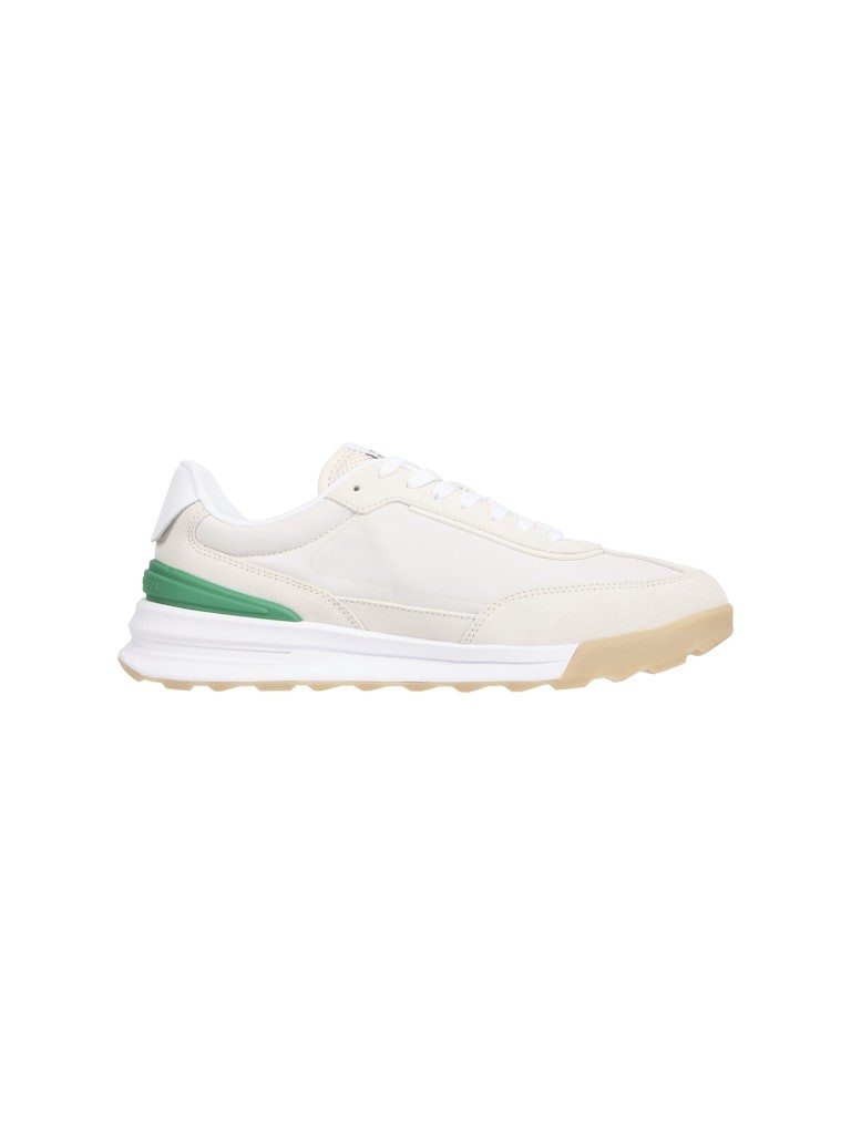Tommy Hilfiger Süet Bej Erkek Kısa Taban Sneakers - FM0FM05425AF3