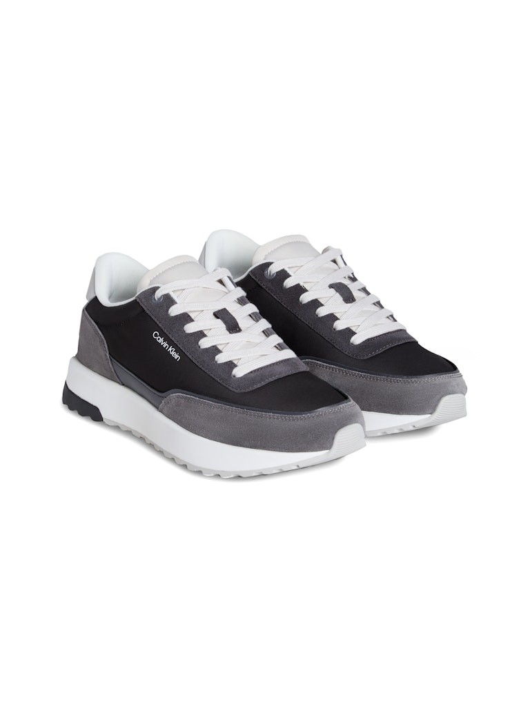 Calvin Klein Erkek Gri Kısa Taban Sneakers