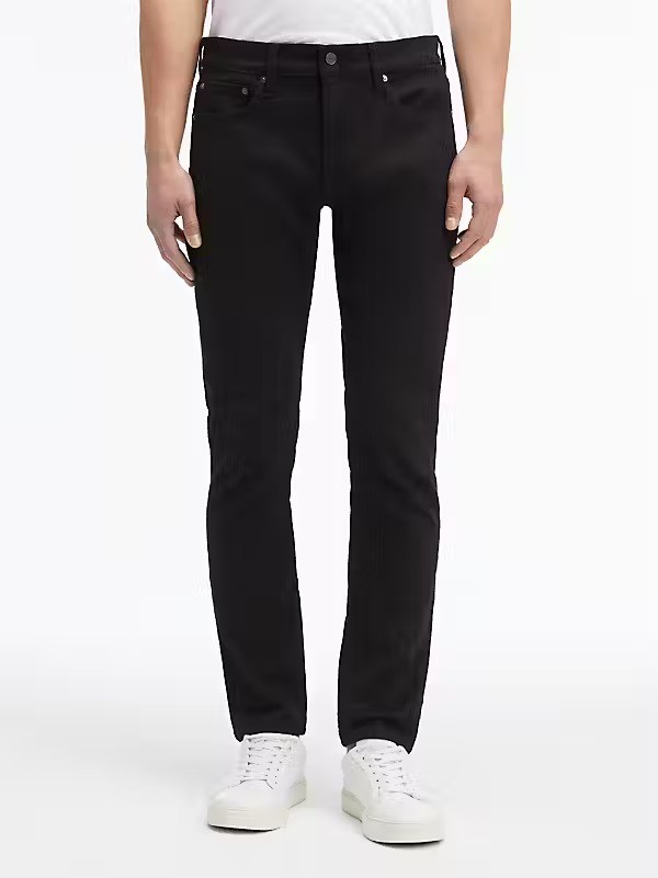 Calvin Klein Erkek Normal Bel Düz Slim Fit Dar Paça Siyah Jeans - K10K1144211BY