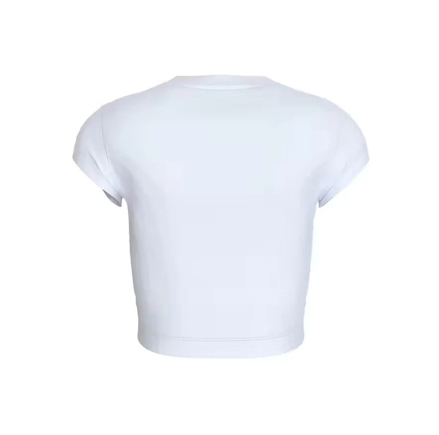 Calvin Klein Kadın Beyaz O Yaka Baby T Shirt