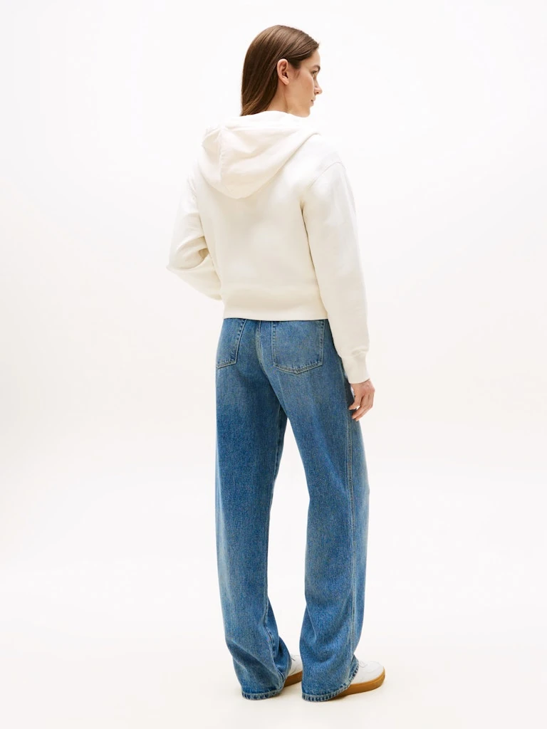 Tommy Hilfiger Kadın Beyaz Sweatshirt