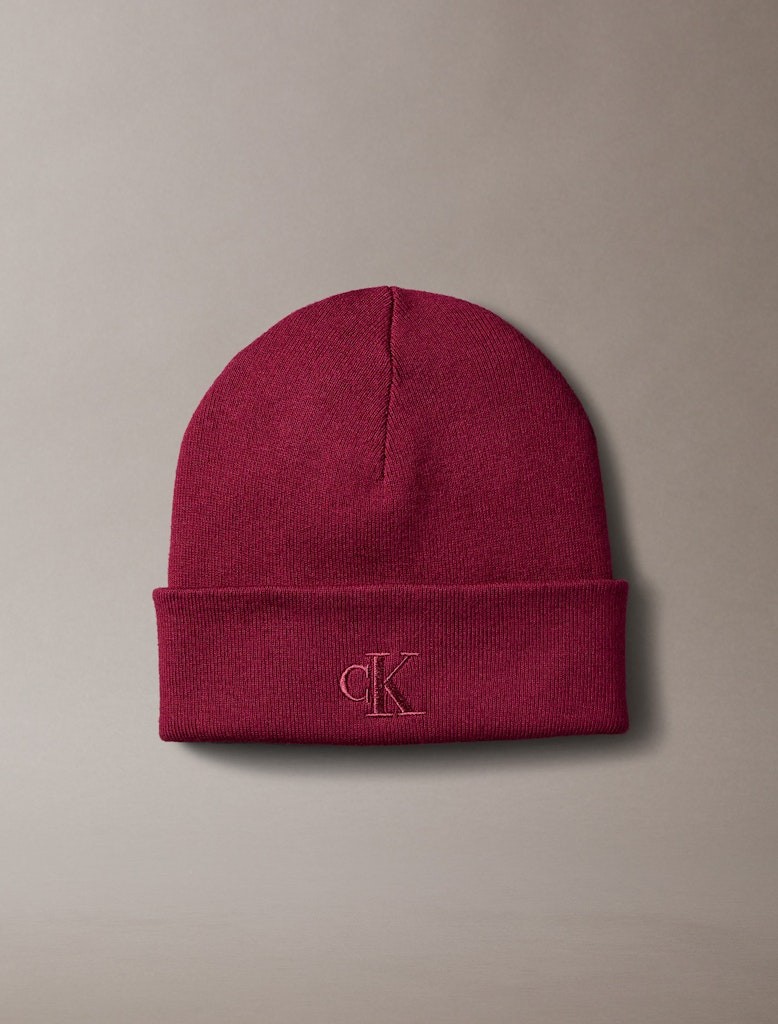 Calvin Klein Erkek Bordo Bere Şapka