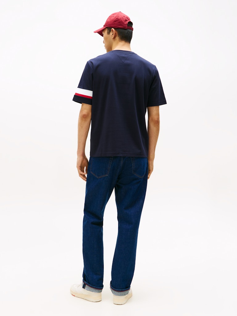 Tommy Hilfiger Erkek Lacivert  O Yaka  T-Shirt