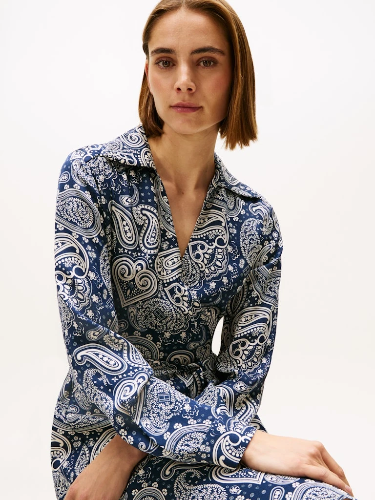 Tommy Hilfiger Kadın Lacivert Elbise