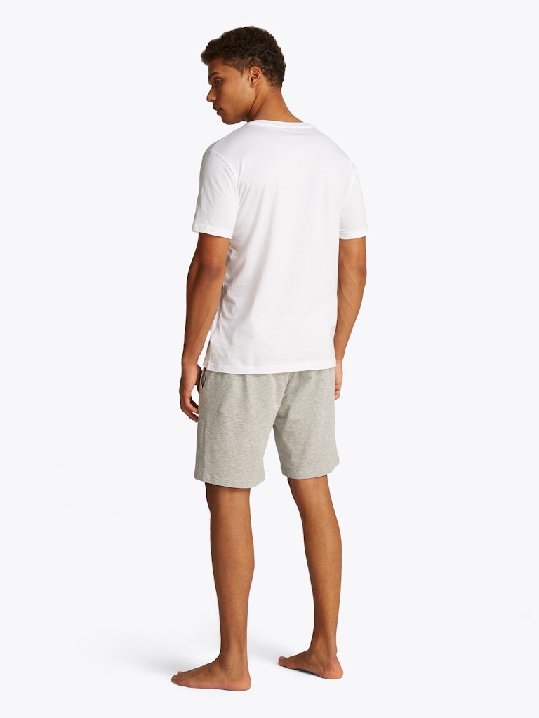 Tommy Hilfiger Rejeneratif Pamuk Beyaz Erkek 0 Yaka 3 lü Paket T-Shirt - UM0UM0337905E
