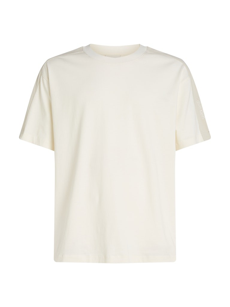 Calvin Klein Pamuk Beyaz Erkek Kısa Kollu T-Shirt - J30J327237YAS