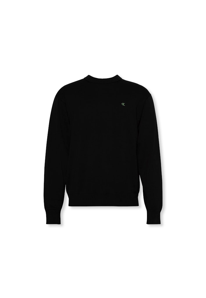 Calvin Klein Erkek Siyah O Yaka Triko