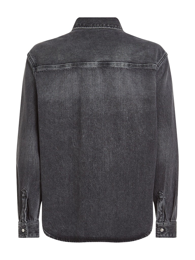Calvin Klein Denim Siyah Erkek Uzun Kollu Gömlek - J30J3275581BY