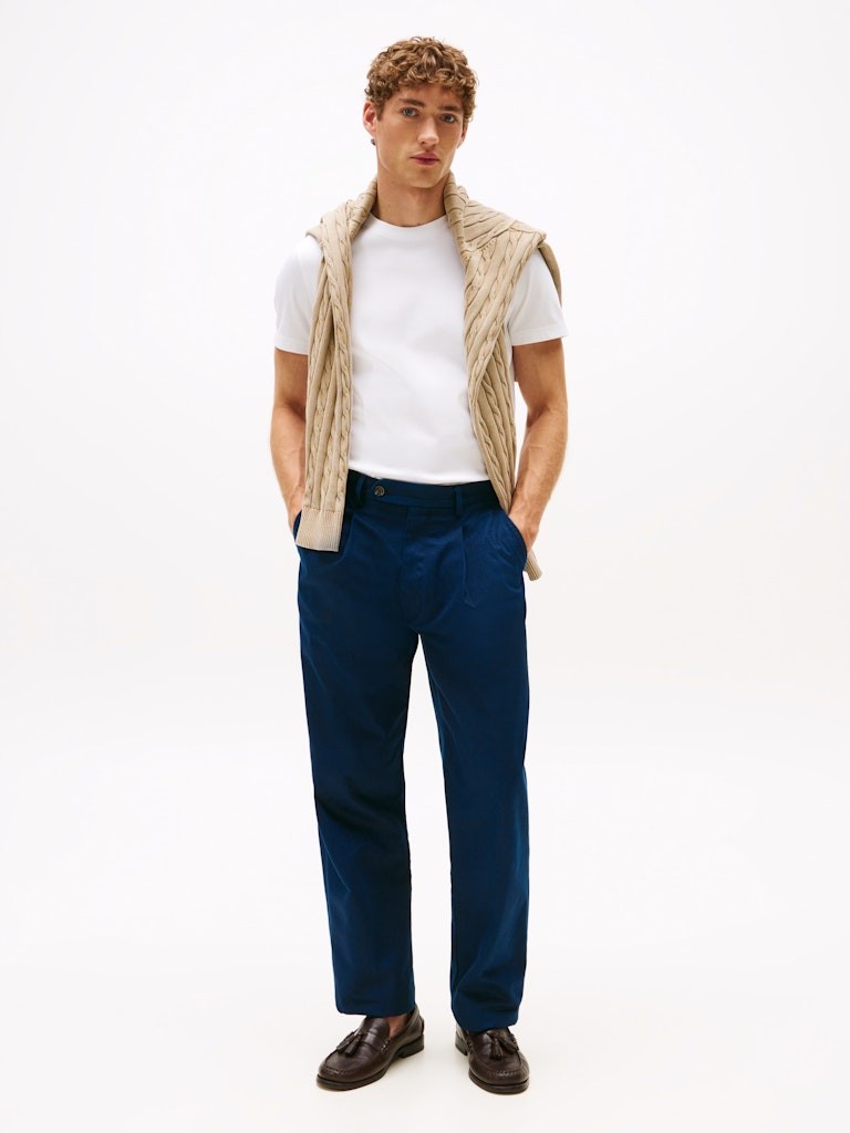 Tommy Hilfiger Erkek Lacivert Triko