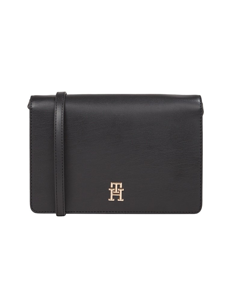 Tommy Hilfiger Siyah Kadın Katlanabilir Cüzdan - AW0AW16923BDS