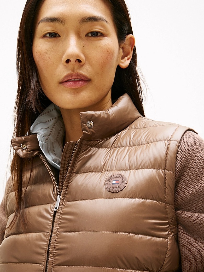 Tommy Hilfiger Kadın Kahverengi Yelek