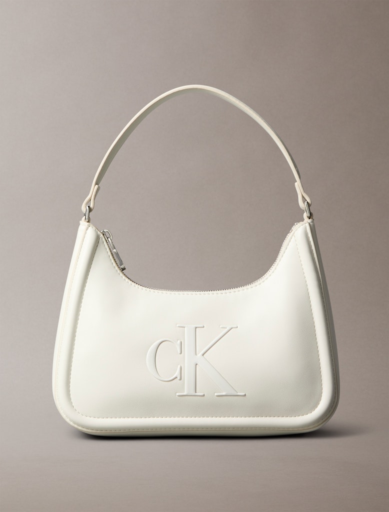 Calvin Klein Kadın Beyaz Çapraz El Çantası