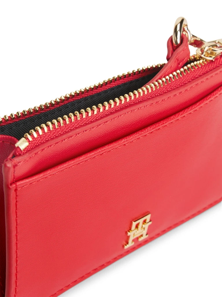 Tommy Hilfiger Kadın Kırmızı Kartlık Cüzdan