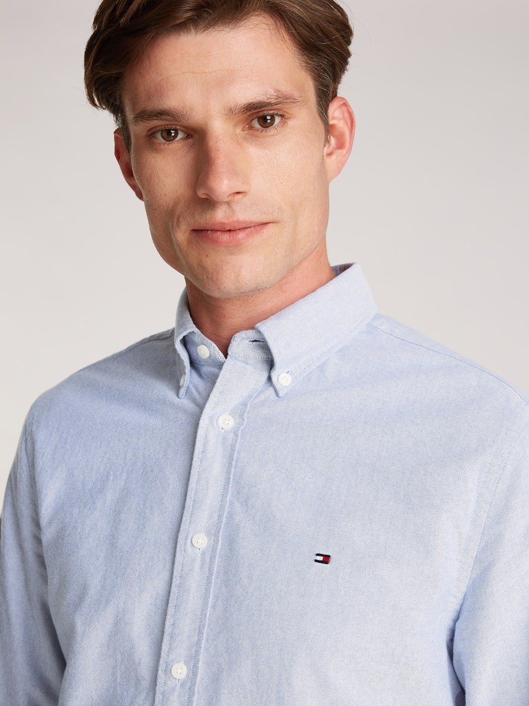 Tommy Hilfiger Erkek Solid Heritage Oxford Gömlek - MW0MW35774CI0